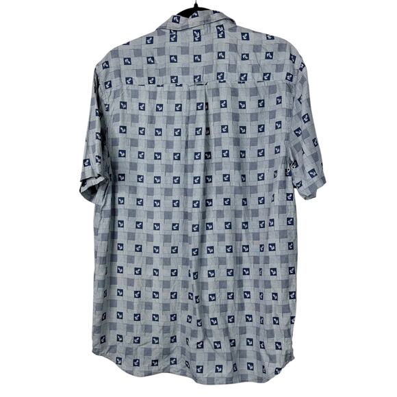 Nat Nast Short‎ Sleeve Button Front Shirt Mens - Picture 6 of 6